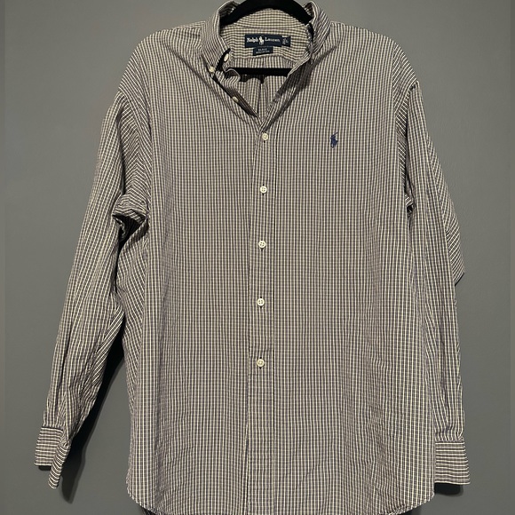 Ralph Lauren Blake 100% cotton button down dress shirt size L large - Picture 4 of 4